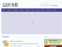 Tablet Screenshot of ghcr.be